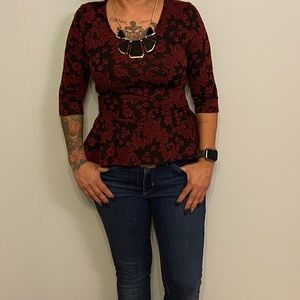 Embroidered Lace Top